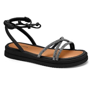 Sandália Papete Flatform Mississipi MI716 Feminina - Baunilha
