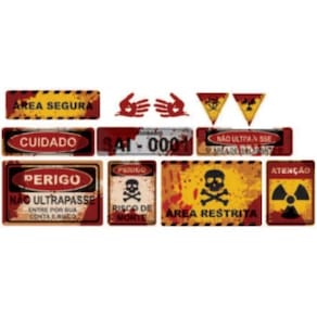 Kit Painel Eva Placa Halloween C/12 Piffer