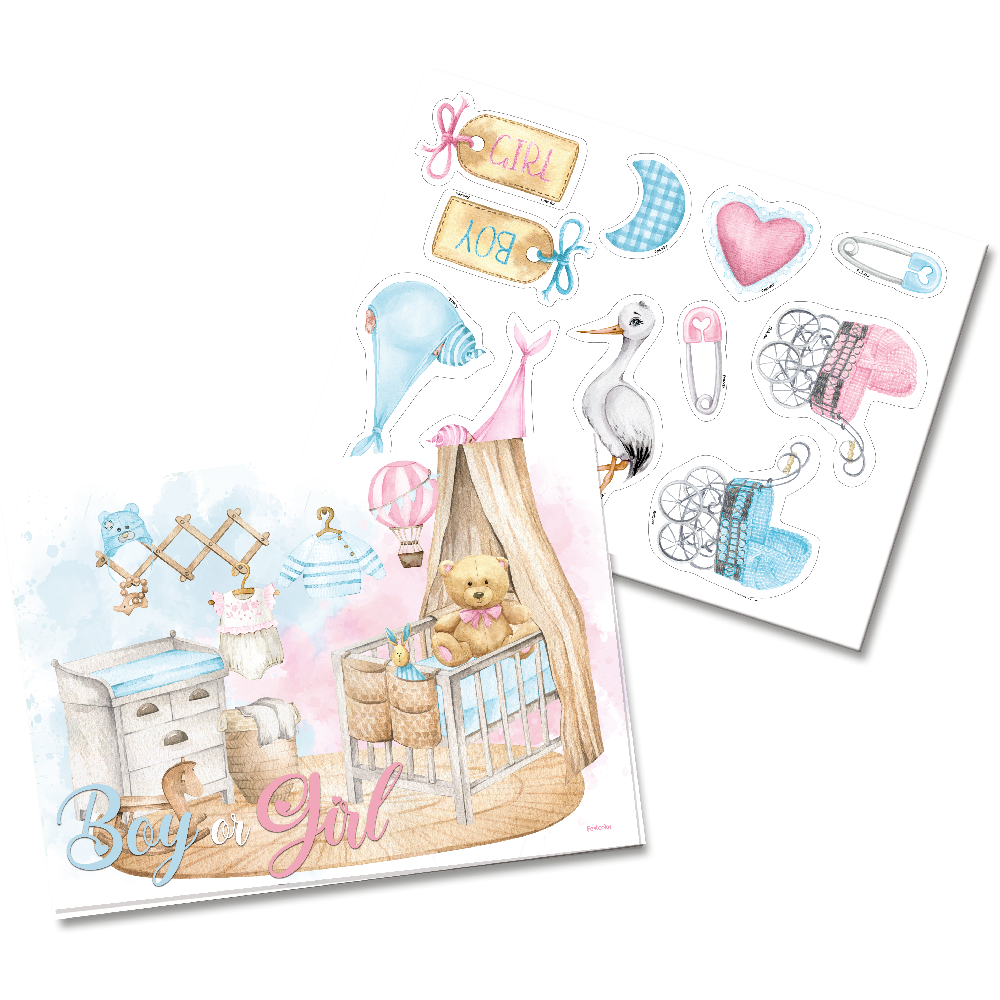 Kit Decorativo Revelacao R/a Festcolor