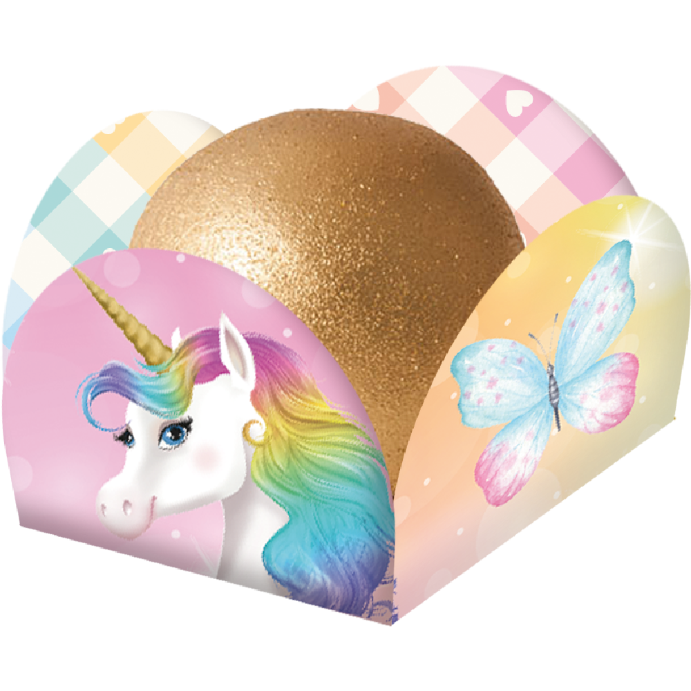 Forma 4 Petalas Unicornio C/40 Festcolor