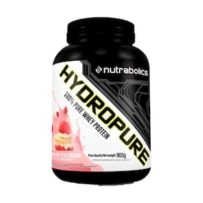 Whey Protein Hydropure Whey 100% Pure 900g Morango Nutrabolics
