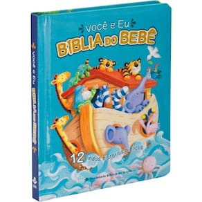 Você e eu - Bíblia do Bebê - TNL - Azul - Almofadada - SBB
