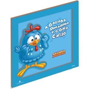 Mdf Quadro Galinha Pintadinha Festcolor