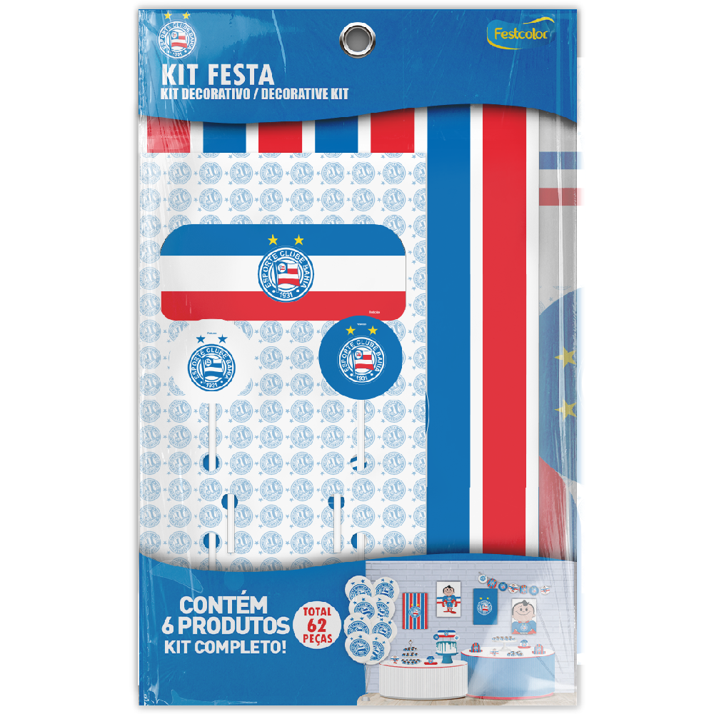 Kit Festa Bahia Oficial C/62 Festcolor