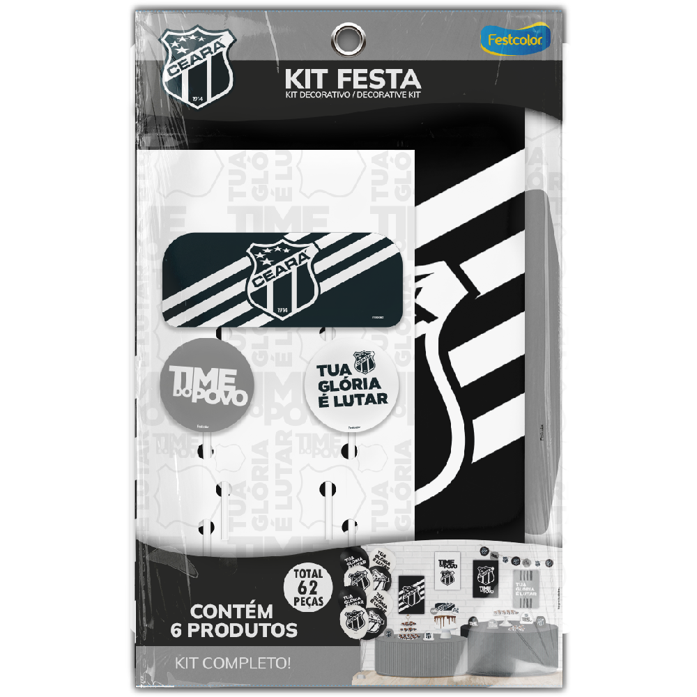 Kit Festa Ceara Oficial C/62 Festcolor