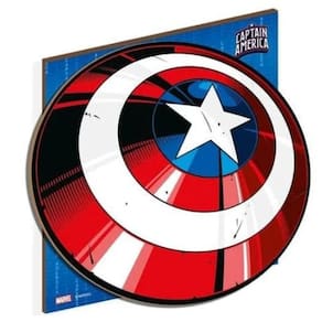 Mdf Quadro Escudo Capitao America Festcolor