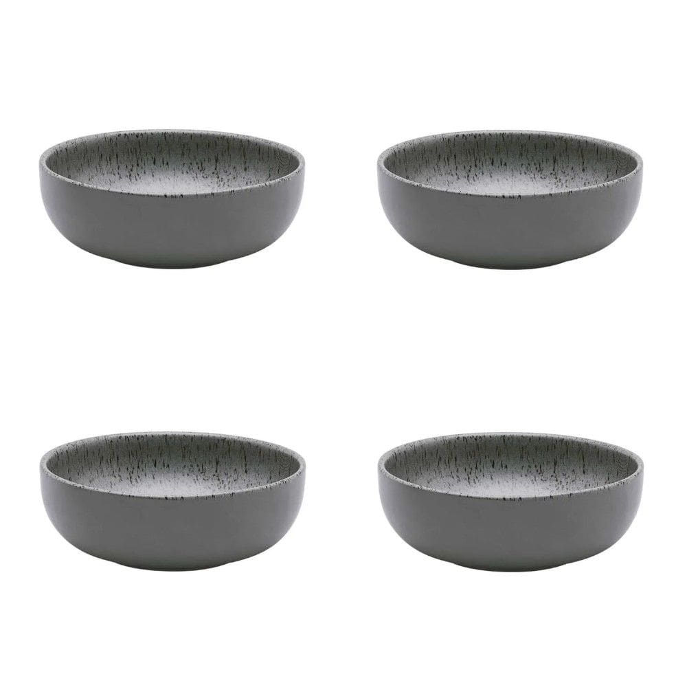 Conjunto de Tigela 04 Peças Flat Gray 600 ml Oxford
