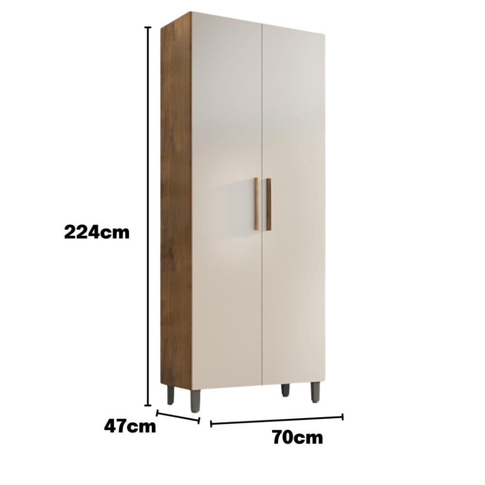 Armario Lavanderia Melissa 2 Pts 2,24m | Casas Bahia