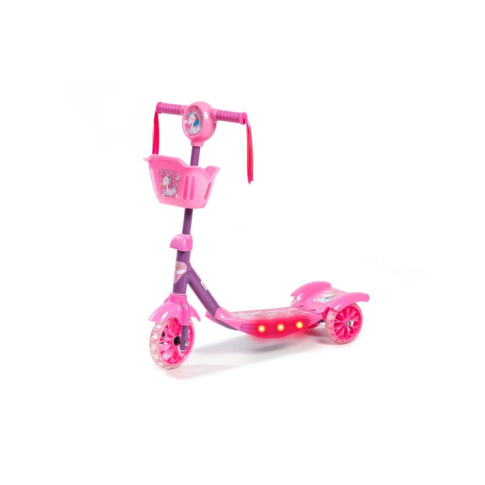 Patinete 3 Rodas c/ Cesta Rosa CV192317