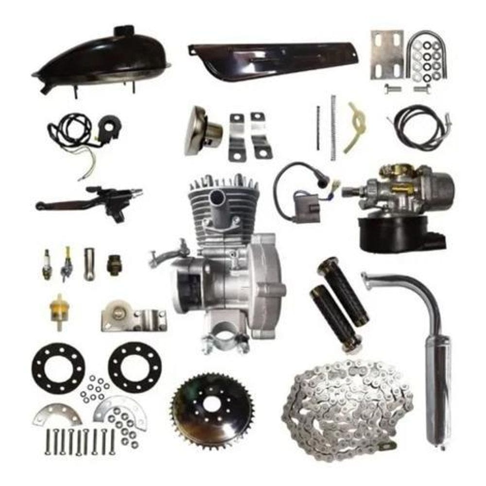 Kit Completo Motor Para Bicicleta Motorizada 80Cc