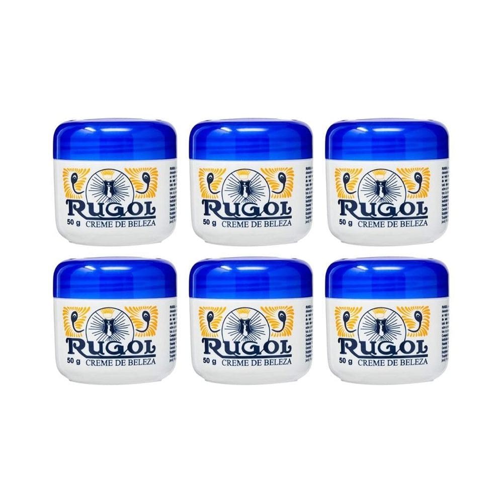 Creme Rugol Pote 50G - Kit Com 6Un
