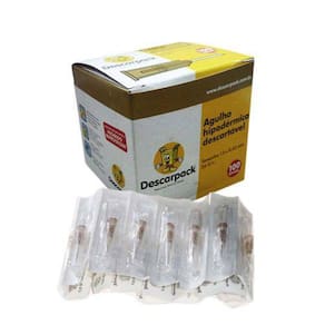 Agulha descartável 13x4,5 26G1/2 Caixa com 500 unidades
