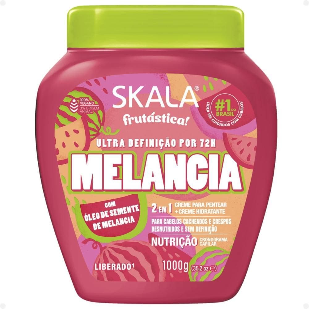 Creme Tratamento Skala Melancia 2 em 1 1000g