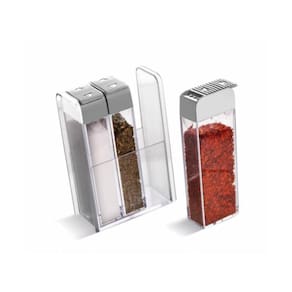 Kit 03 Porta Condimentos E Temperos Premium Plasvale