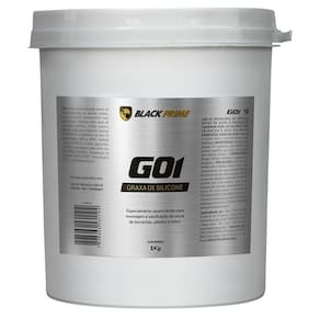 Graxa De Silicone G01 Black Prime 1Kg