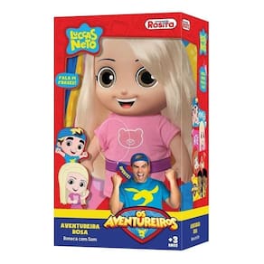 Boneca Aventureira Rosa Jessi 14 Frases Rosita 1081