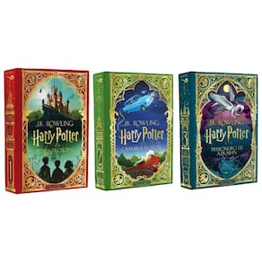 Kit Coleção Harry Potter Ilustrado MinaLina (3 volumes)