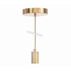 Pendente Metallum Dourado 1XE27 - G-Light