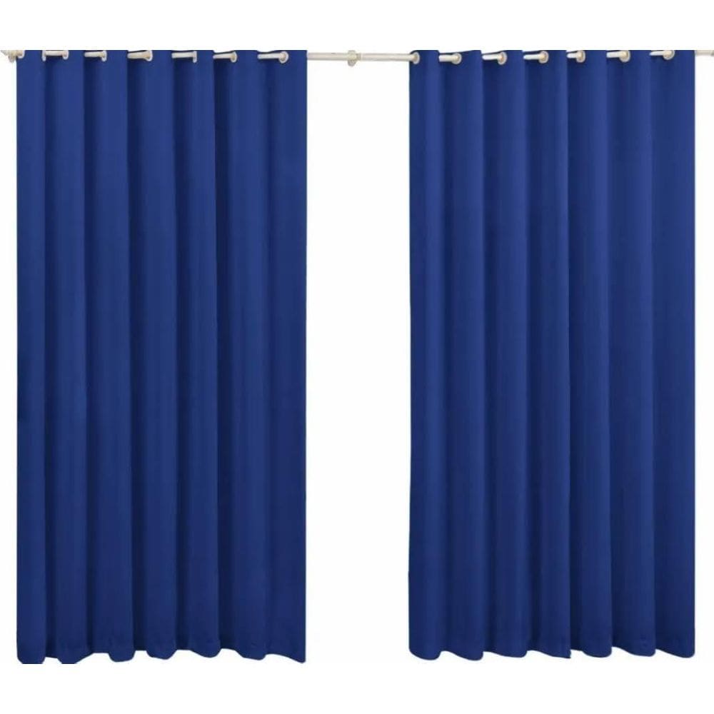 Cortina 2,00X1,40 Oxford Quarto Sala Cozinha Azul Royal
