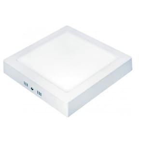 Painel LED Quadrado Lux 12W Bivolt - 6500K Branco
