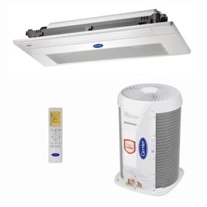 Ar-Condicionado Split Cassete Inverter 1 Via Carrier 18.000 BTUs R-32 Só Frio 220V Monofásico