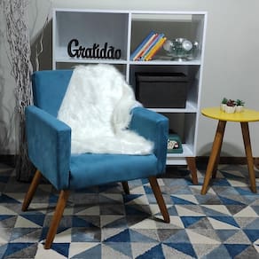 Manta Pelucia Pelo Alto Branco Decoração Newborn 80X50Cm