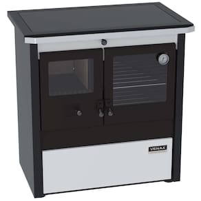 Fogão A Lenha Venax N.02 Gabinete Le Corbusier Dupla Combustão Branco 30630