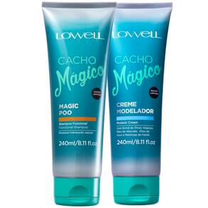 Kit Lowell Cacho Mágico Shampoo 240ml + Creme Modelador 240ml