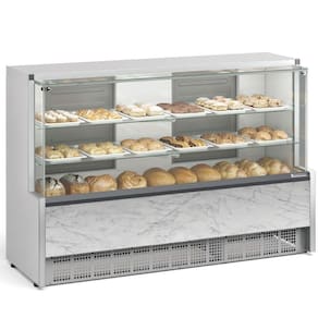 Vitrine Neutra Aurora Vidro Reto Mpna175rbr Gelopar Aurora Seco Branco Bivolt