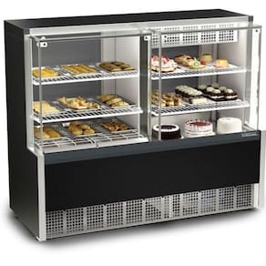 Vitrine Quente E Fria Aurora Evaporador Gqea140r Gelopar Aurora Quente E Fria 1,40mt Preto 220v