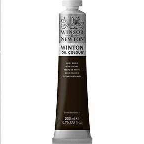 Tinta óleo Winsor &amp; Newton Winton 200ml 331 Ivory Black 1437331 1 ed