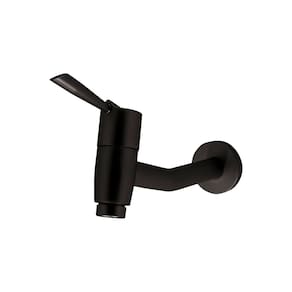 Torneira Parede Banheiro Lavatório Preto Fosco Grafite Metal Luxo