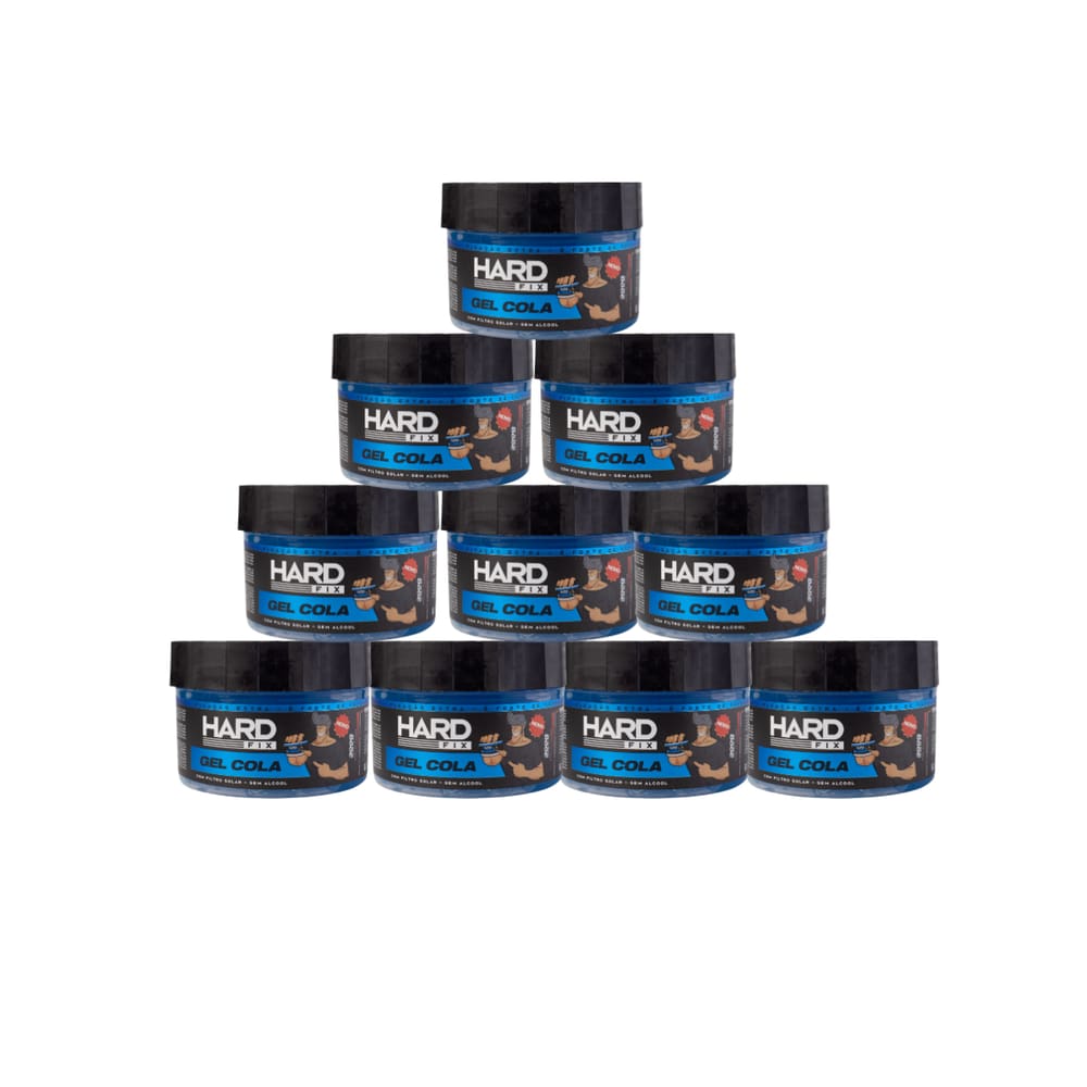 12 Unid GEL COLA HARD FIX 300GR-  AZUL