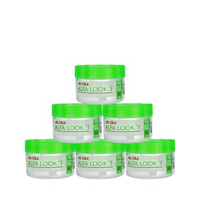 6 Unid Gel Cola Alfa Looks 300Gr-  Incolor