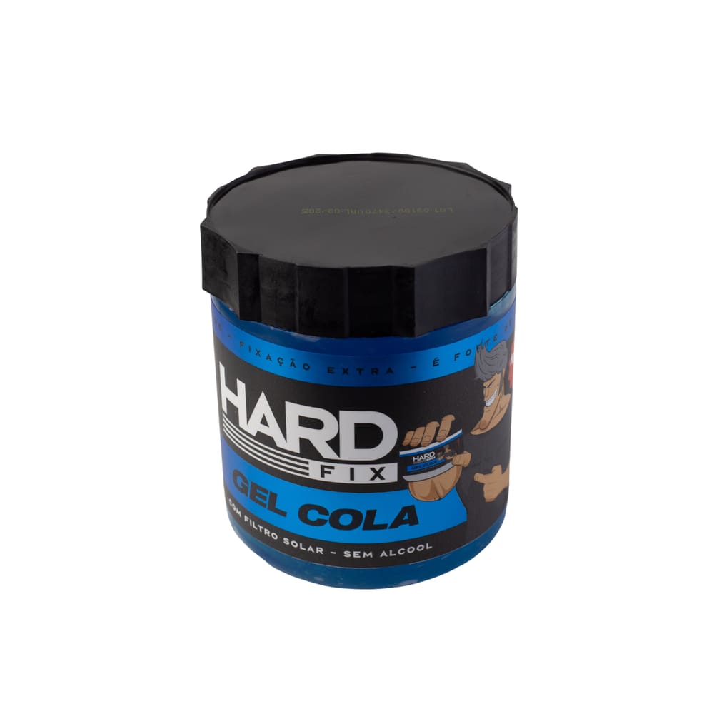 Gel Cola Hard Fix 500Gr-  Azul