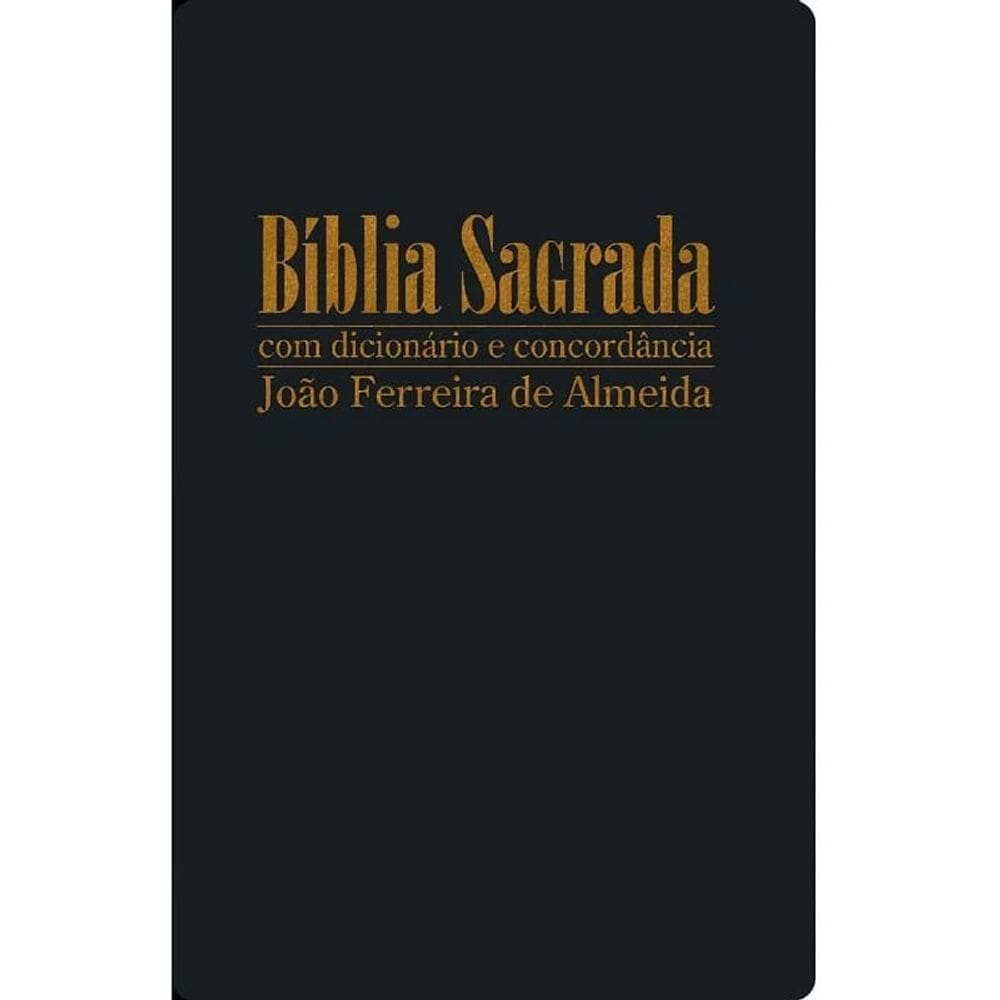Bíblia Arc Gigante - Dicionário e Concordância - Luxo Preta