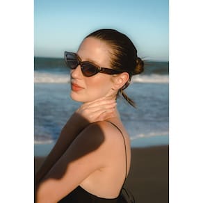 Óculos Solar Coral Cinza Translúcido - Al Mare - ÓR Eyewear - Proteção UV 400