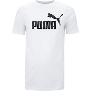 Camisa Puma Essential Logo Tee Algodão-Masculino