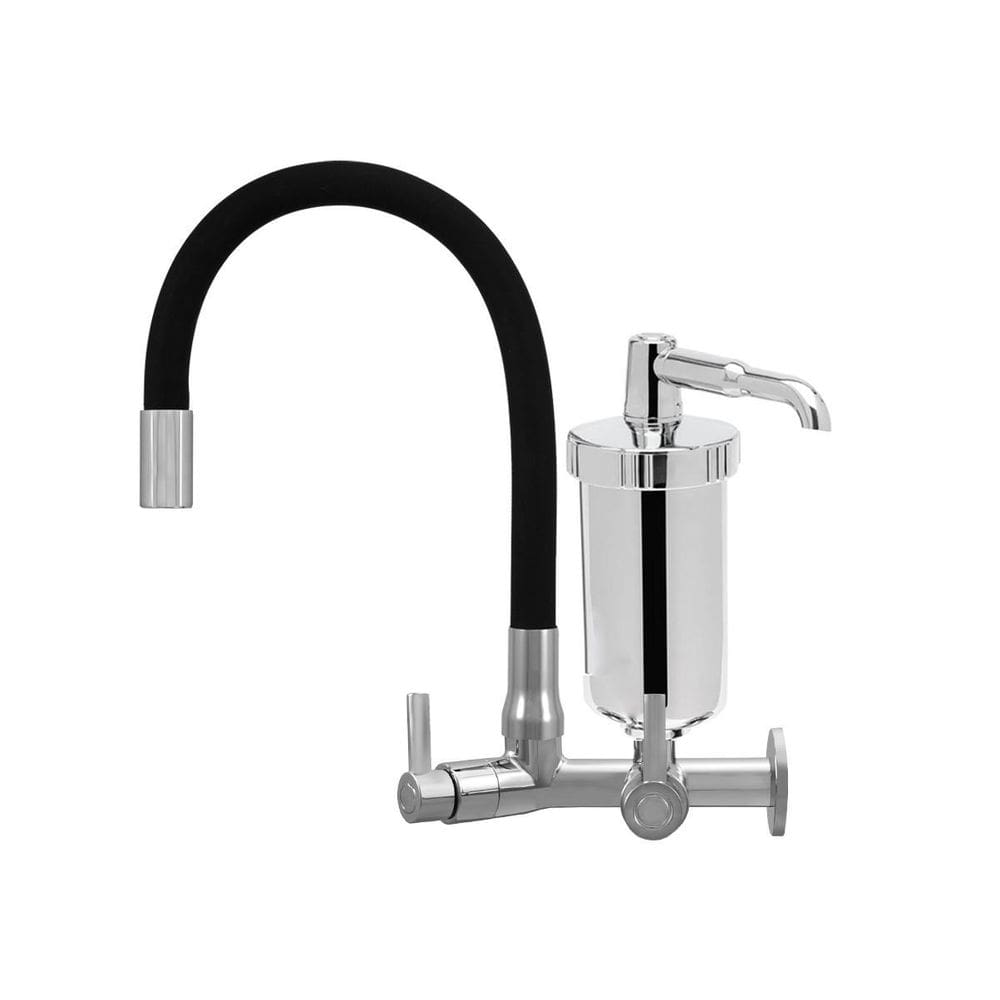 Torneira Cozinha Gourmet Com Filtro Preta Tik De Casa ABS