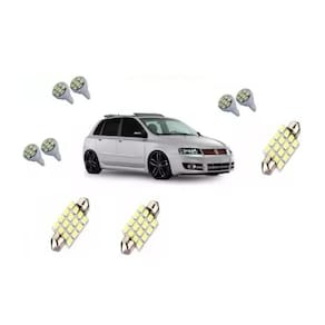 Kit Lampada Led Fiat Stilo 2005 A 2008 Pingo Placa Teto