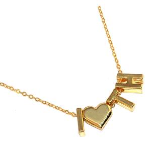 Colar Cordão Amo Thiaguinho Folheado Ouro 18k