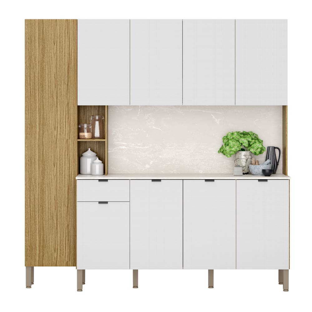 Armário de Cozinha Riscatto Almudena Freijó Artico