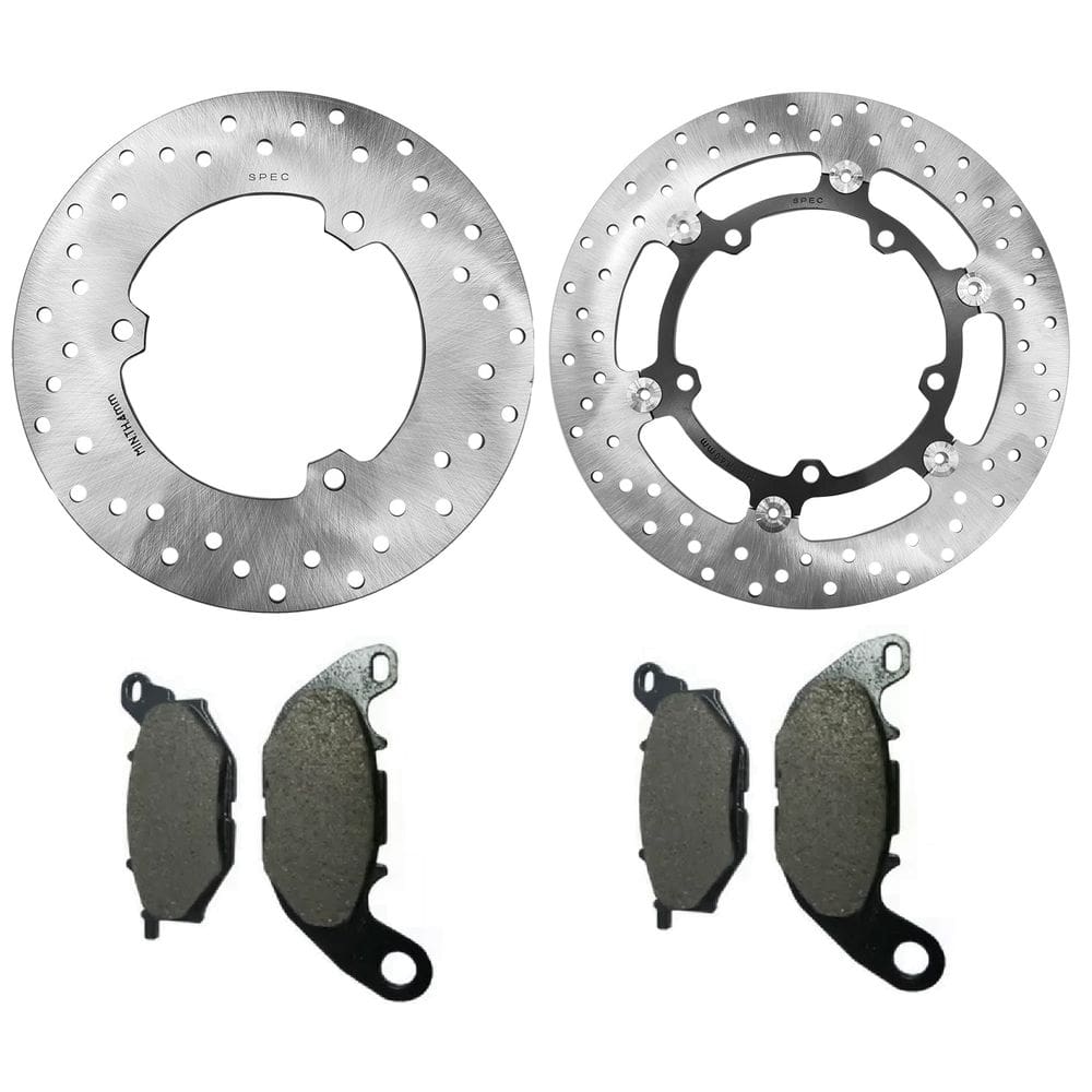 Kit Par Disco Freio Mt 03 2016 A 2022 R3 + Pastilhas ( Dianteiro + Traseiro )