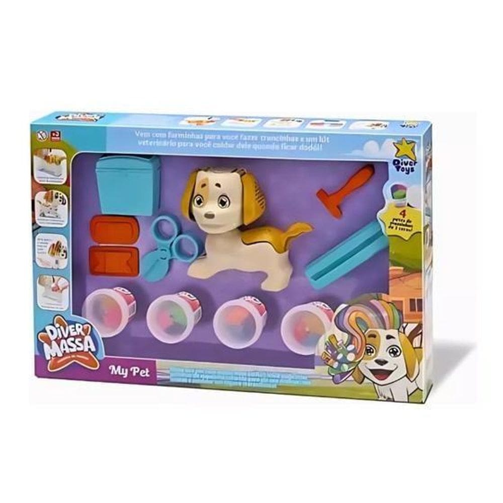 Massa De Modelar My Pet Divertoys 8277
