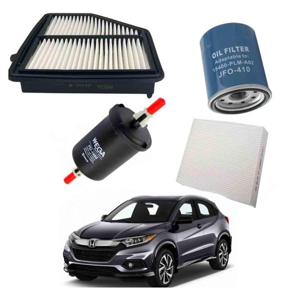 Kit Filtros Óleo Hyundai HR-V 2015 A 2019 WKL201 Wega
