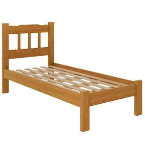 Cama Solteiro Madeira Maciça Reforçada