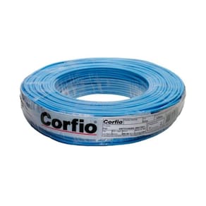 Cabo Flexível Corfio 10mmx500m Bobina 750V Azul