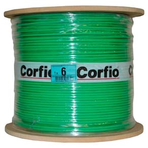 Cabo Rigido 7 Pernas Hepr Corfio 6mmx100m Rolo 1KV Verde