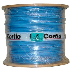 Cabo Rigido 7 Pernas Hepr Corfio 6mmx100m Rolo 1KV Azul