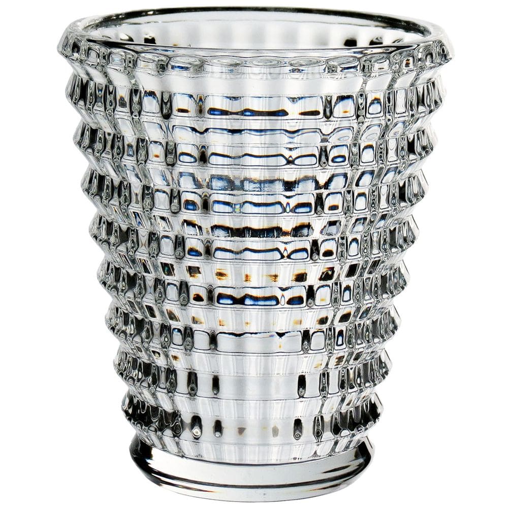 VASO DECORATIVO ENFEITE CASA REDONDO HOME&CO ECO CRYSTAL 10x8x8cm TRANSPARENTE